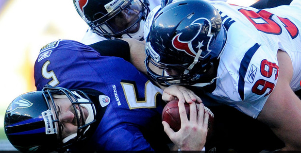 Quarterback Joe Flacco